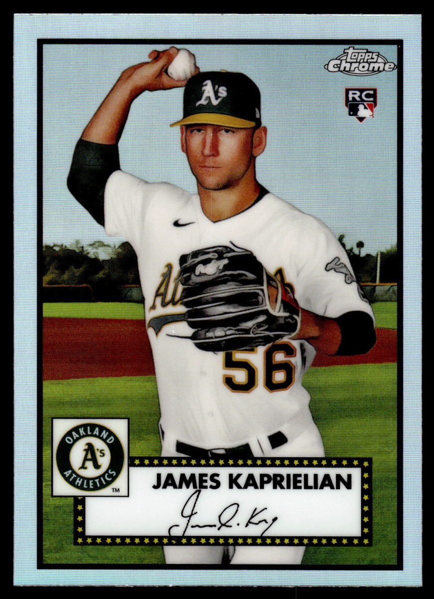 2021 Topps Chrome Platinum Anniversary James Kaprielian Refractor