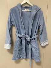 twin set simona barbieri Kurzer Bademantel Hellblau Gr. M 