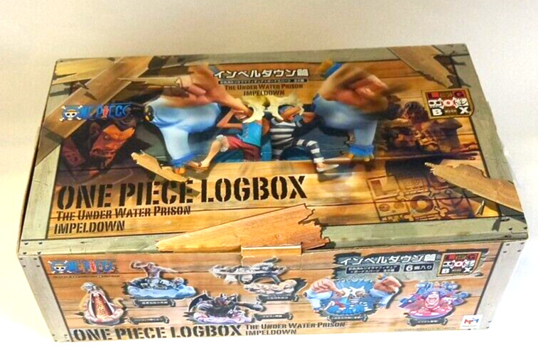 One Piece Logbox Impel Down Edition Figura Todo 6tipo Set de Japón