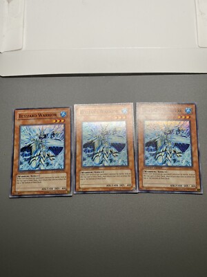 Yugioh 3X Blizzard Warrior 1st Edition Super Rare HA01-EN002 MP