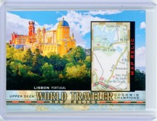 2021 UD Goodwin Champions World Traveler LISBON PORTUGAL Map Relic WT-285