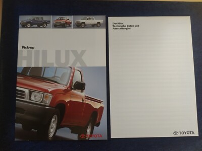 Toyota Hilux Pick-up Prospekt 10.1998 + Beilage