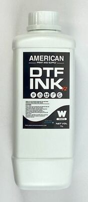 Direct to Film for Epson Printheads Water Based DTF Ink V2 Transfers White 1L