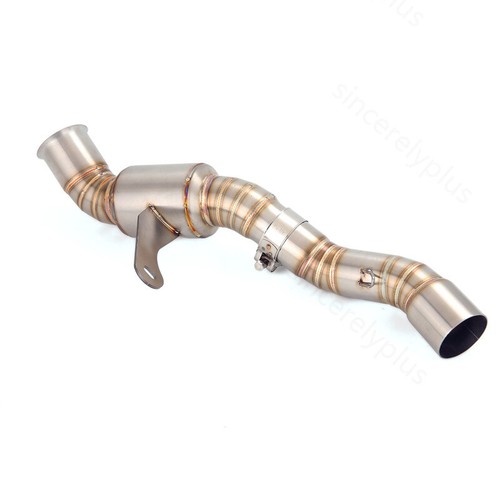 For CF-MOTO 700CL-X 2020-2025 Motorcycle Exhaust Middle Link Pipe Muffler System - Picture 8 of 9