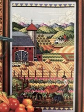 Tending the Garden Counted Crosstitch Pattern from "Amid Amish Life"