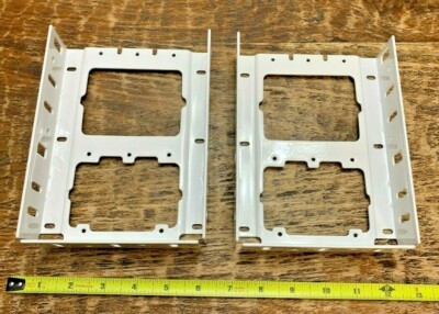 1 Set of (2) Somfy 400  RS-WT1  7'' Fascia Brackets White