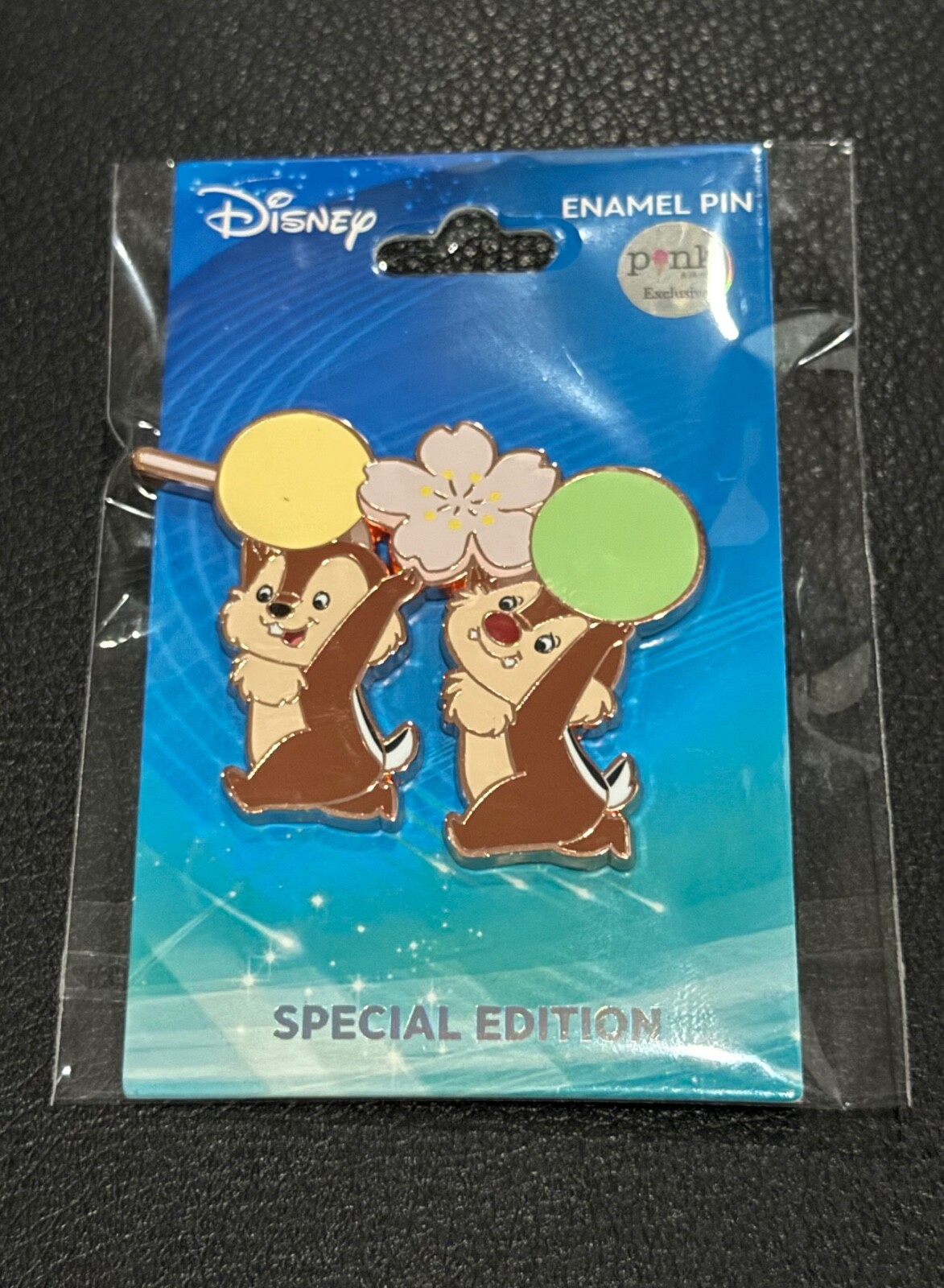 Disney Pink A La Mode Chip & Dale Cherry Blossom Hanami Dango Pin SE 400