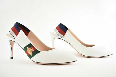 gucci heels with bee