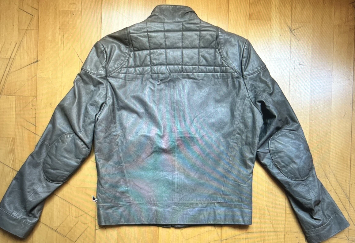Puma Scuderia Ferrari Leather Gray Jacket Scuderia Ferrari Moto