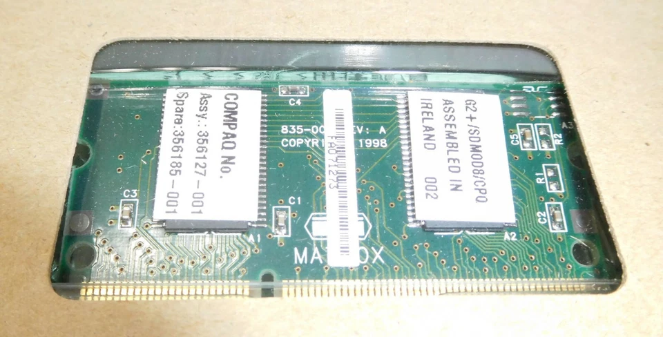 Genuine Brand New 8MB HP SDRAM - 125 ALL P/N: 294418-B21 Spare: 356185-001  - Image 3 of 4