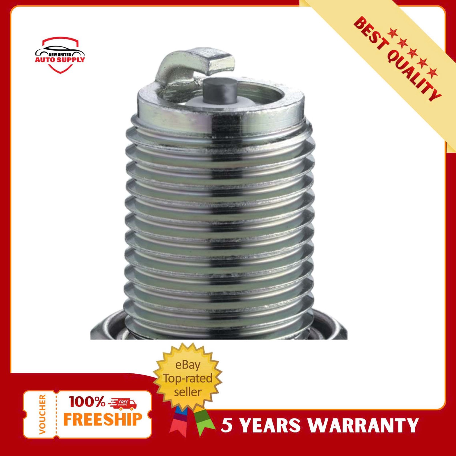 4pcs BR8ES-11 NGK 7986 Standard Spark Plug M14-1.25 fits Sea-Doo Yamaha