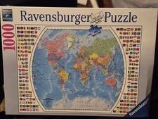 Ravensburger Political World Map 1000 Piece Jigsaw Puzzle for Adults - 12000664