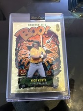 Nick Kurtz  2025 Wild Card Haunted Hits Boo! Gold Vinyl RC True 1/1 🔥🔥