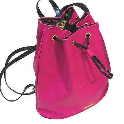 JUICY COUTURE Backpack Fuscia Hot Pink Bag Summer Travel  display picture 3