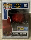2025 SDCC EXCLUSIVE FUNKO POP AZRAEL BATMAN OFFICIAL CON STICKER COMIC CON