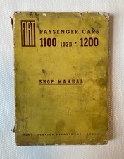 Fiat Passenger Cars 1100103d-1200 Shop Manual Fiat-service Department-turin Fiat Passenger Cars 1100103d-1200 Shop Manual Fiat-service Department-turin