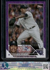 2023 Topps Update #US276 Frankie Montas Purple Foil SN /799 Yankees 9.1G