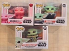 Funko Pop Lot of 3 Star Wars Grogu 493 & 664 & The Child 370