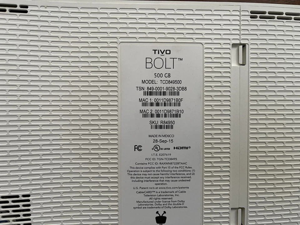 TiVo BOLT 500 GB DVR and Streaming Media Player - 4K UHD - Image 2 of 3