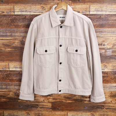 #ad #ad Buck Mason Chore Coat Work Jacket Men’s Size M Beige Utility Workwear $149.99