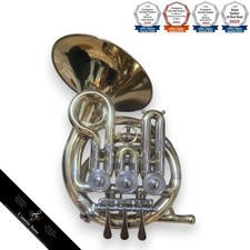 J Michael Pocket Horn PFH500 Brass Compact Instrument with Case