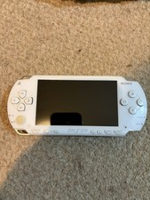 Sony PSP 1003 white Console With Charger And Logitech Hard Case