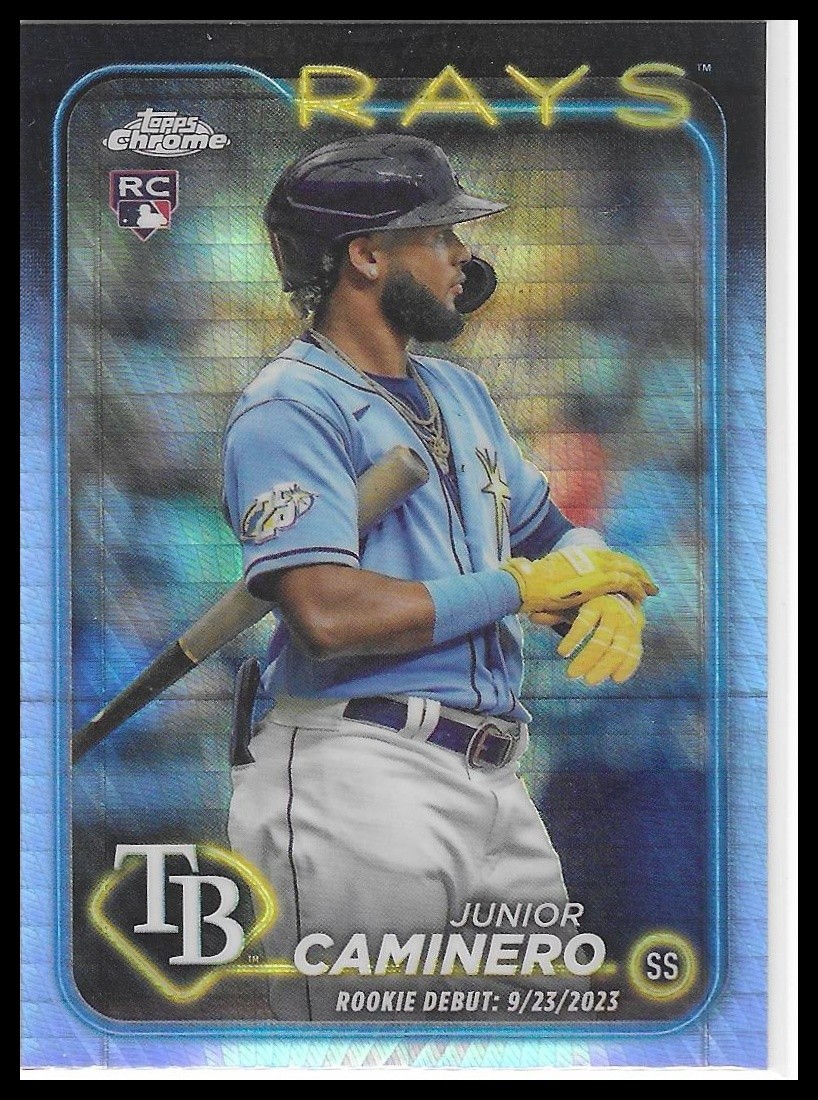 2024 Topps Chrome Update #USC193 Junior Caminero Prism Refractors