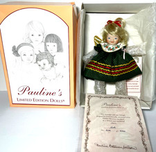 Pauline Bjonness-Jacobsen Limited Edition No 1636/2000 Doll NOEL 7" New in Box