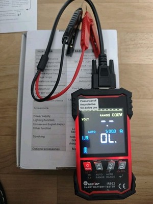 Innenwiderstand Tester Tooltop Ir502 4-draht Messung KFZ Batterie-Tester