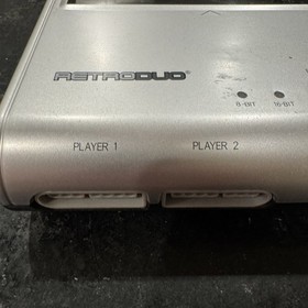 NES SNES Retro Duo Retro-Bit 2-in-1 Twin Game System Console Black Untested