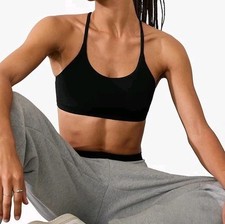 Athleta Transcend Scoop Bra A-C - BLK S 413241 NEW