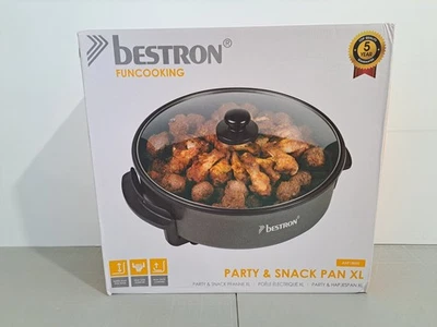 Bestron XXL Partypfanne 40 cm Elektropfanne (AHP1800Z)