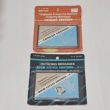 VTG RADIO SHACK PHONE ANSWERING MACHINE OUTGOING MESSAGES COMEDY RICH LITTLE LOT