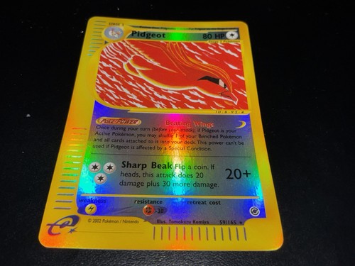 Pokemon - PIDGEOT 59/165 - Expedition Set Eng - Reverse - No Shining Charizard
