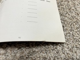 NES Nintendo Prince of Persia Manual de instrucciones Buen estado