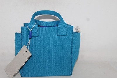 ROTHY'S Women's Mini Handbag Big Blue Aqua Recycled Bag Size Small