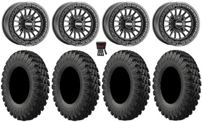 Metal FX Delta Bdlk 15'' Wheels Bk 35'' MotoRally Tires Pioneer 1K / Talon