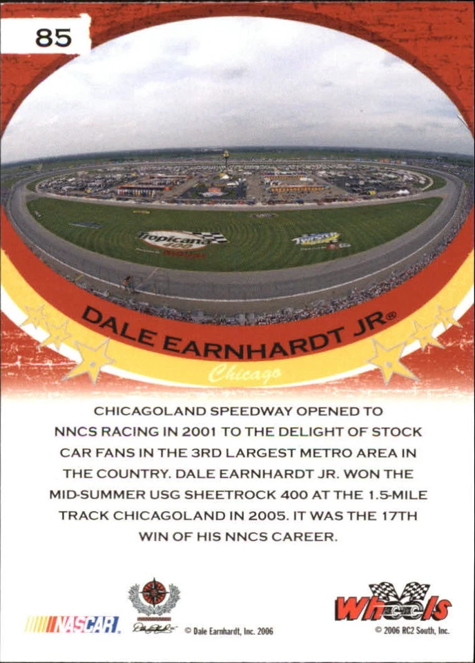 2006 Wheels American Thunder #85 Dale Earnhardt Jr. NN Card - Image 2 of 2