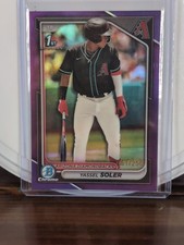 2024 Bowman Chrome - Prospects Yassel Soler #BCP-174 Purple Refractor /250 (RC)
