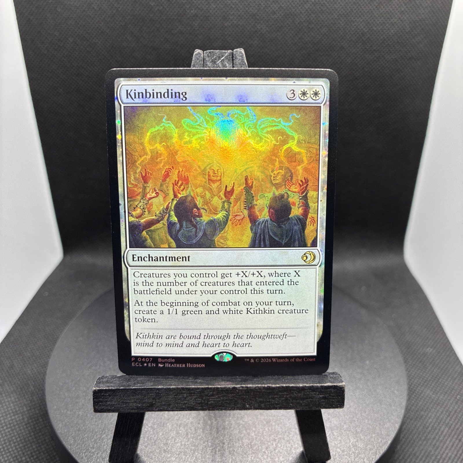 Kinbinding P-0407 Enchantment Holo Lorwyn Eclipse NM