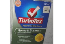Intuit TURBO TAX 2009 HOME  BUSINESS FEDERAL  STATE RETURNS Turbotax  E-File