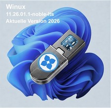 Winux (Wubuntu Linux) OS auf bootfähigem USB Stick | Windows 11 Styl