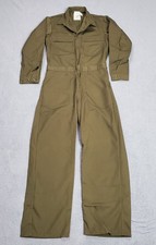 USGI OD Green Utility Coveralls 38L Military Army Mechanic Suit 8405-01-462-4032