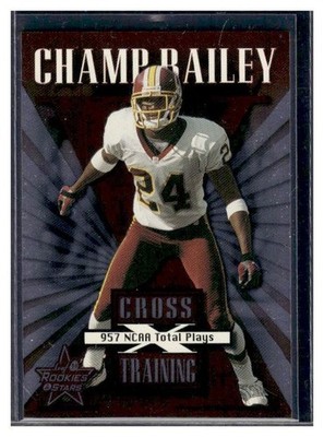 1999 Leaf Rookies & Stars Cross Training #CT-1 Champ Bailey /1250