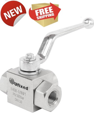 #ad #ad Hydraulic Ball Valve KHB 3 8quot; NPT 7250 PSI High Pressure Shut Off 2 Way $19.99