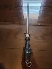 RH Forschner Vintage Wood Handle 10 inch Sharpening Steel Sheffield England