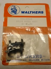 Athearn 140- 40023 HO Scale Drive Wheel Assembly Locomotive Trucks Wheels 