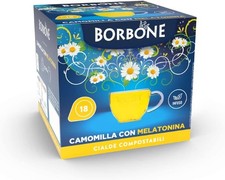 Caffè Borbone Chamomile with Melatonin - 72 Pods (4 packs of 18) - ESE System 0.26 per lighter