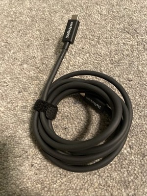 StarTech.com 2m (6.6ft) Passive Thunderbolt 3 Cable, 20Gbps, 100W PD, 4K Video,
