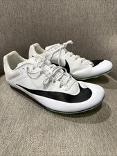 Nike Zoom Rival Sprint Track Field Spikes Shoes White FZ9663 102 Men's Size 9
